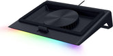 RGB Laptop Cooling Pad with Adaptive Smart Fan Control & USB Hub