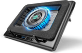 Laptop Cooling Pad with 5.5" Turbo Fan, Adjustable Speed Gaming Laptop Cooler Stand with 3-Port USB Hub for 15.6-19 Inch Laptops